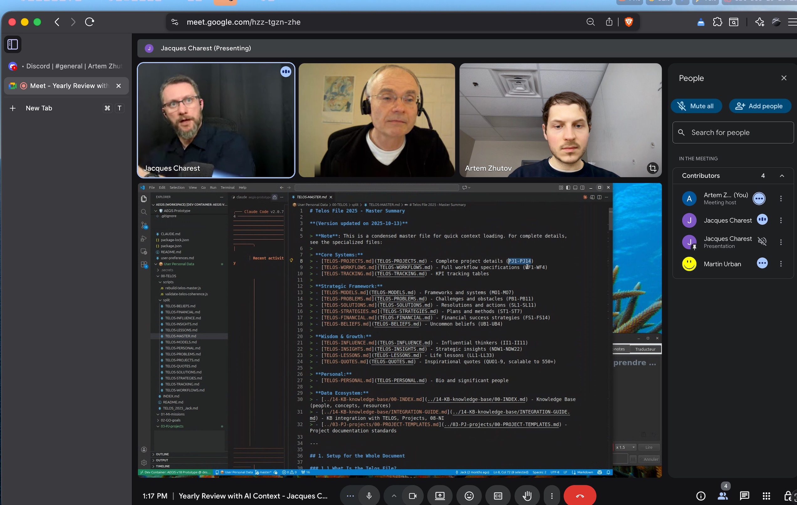 Live session with community members - Yearly Review with AI Context